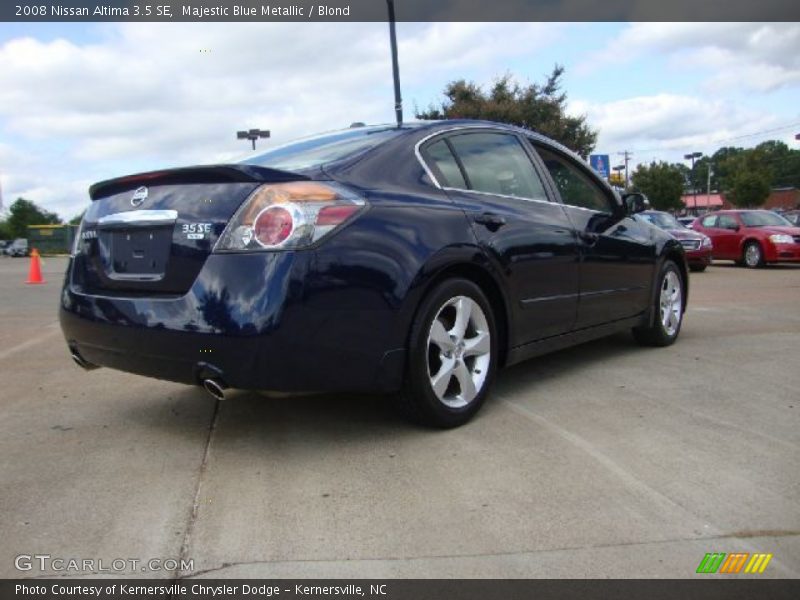 Majestic Blue Metallic / Blond 2008 Nissan Altima 3.5 SE