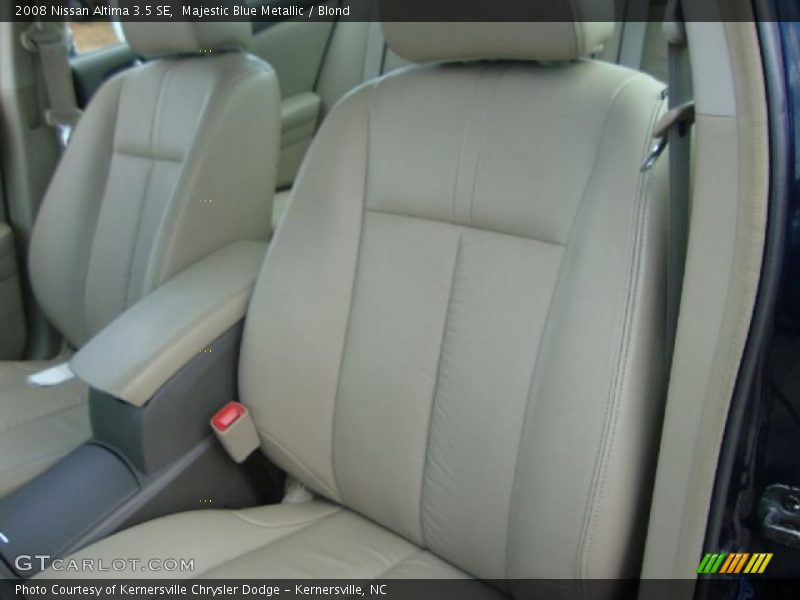 Majestic Blue Metallic / Blond 2008 Nissan Altima 3.5 SE