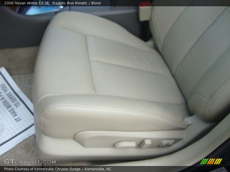 Majestic Blue Metallic / Blond 2008 Nissan Altima 3.5 SE