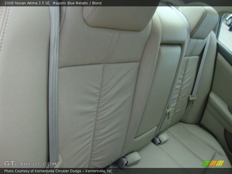 Majestic Blue Metallic / Blond 2008 Nissan Altima 3.5 SE