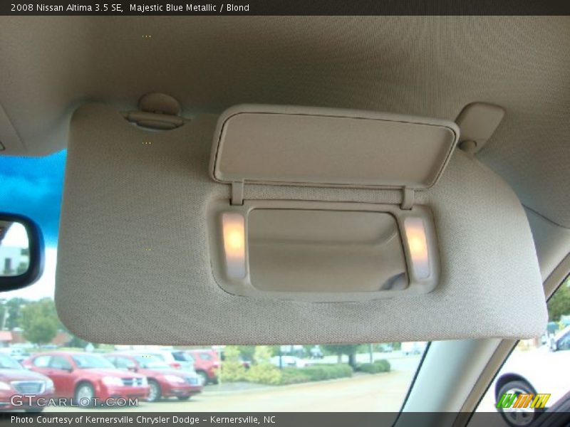 Majestic Blue Metallic / Blond 2008 Nissan Altima 3.5 SE