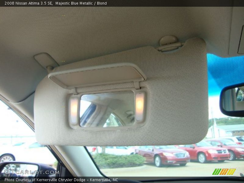 Majestic Blue Metallic / Blond 2008 Nissan Altima 3.5 SE