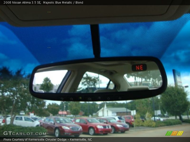 Majestic Blue Metallic / Blond 2008 Nissan Altima 3.5 SE