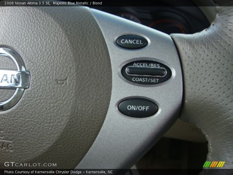 Majestic Blue Metallic / Blond 2008 Nissan Altima 3.5 SE
