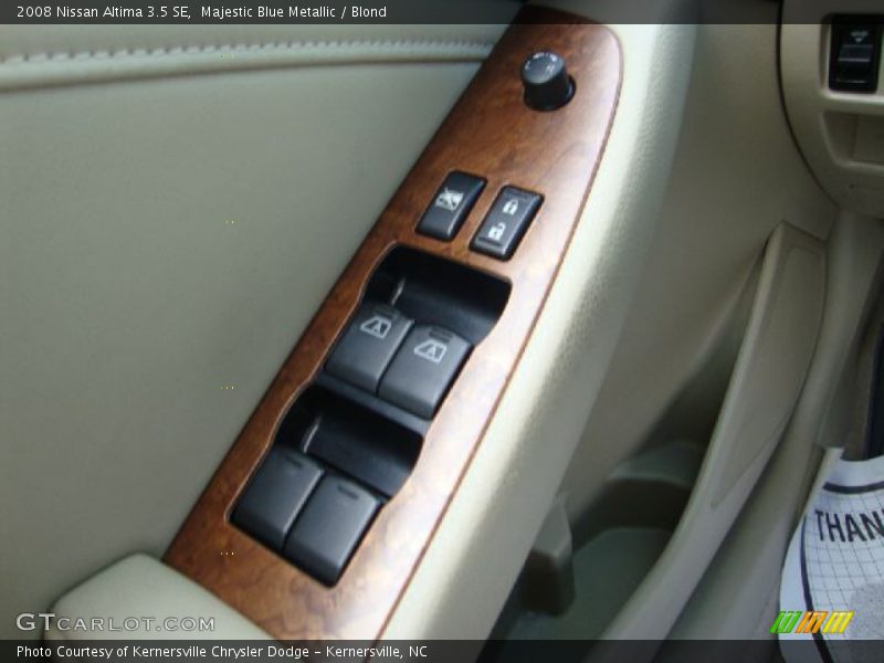 Majestic Blue Metallic / Blond 2008 Nissan Altima 3.5 SE