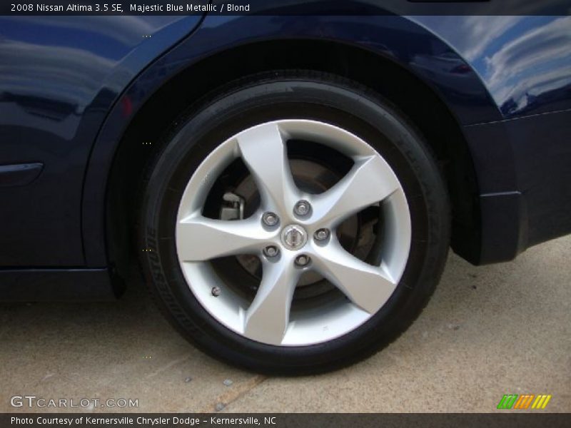 Majestic Blue Metallic / Blond 2008 Nissan Altima 3.5 SE