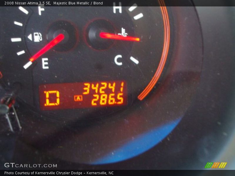 Majestic Blue Metallic / Blond 2008 Nissan Altima 3.5 SE