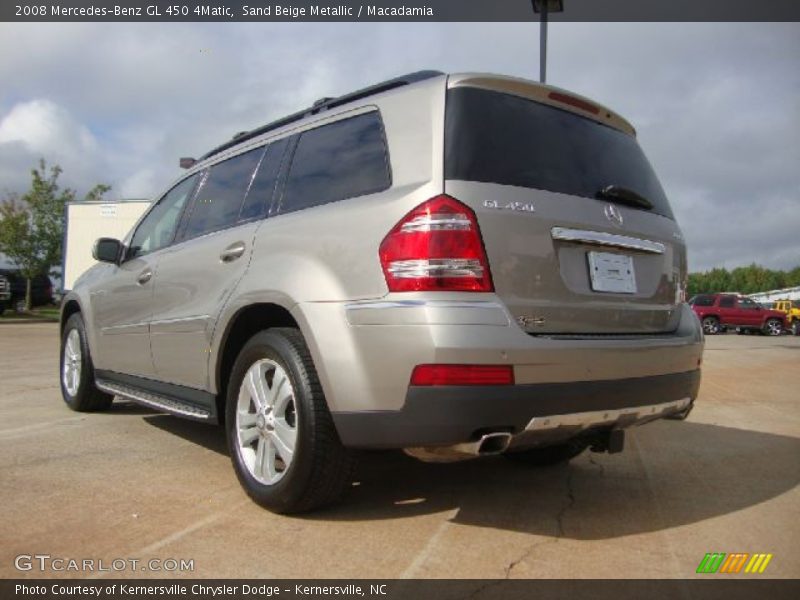 Sand Beige Metallic / Macadamia 2008 Mercedes-Benz GL 450 4Matic