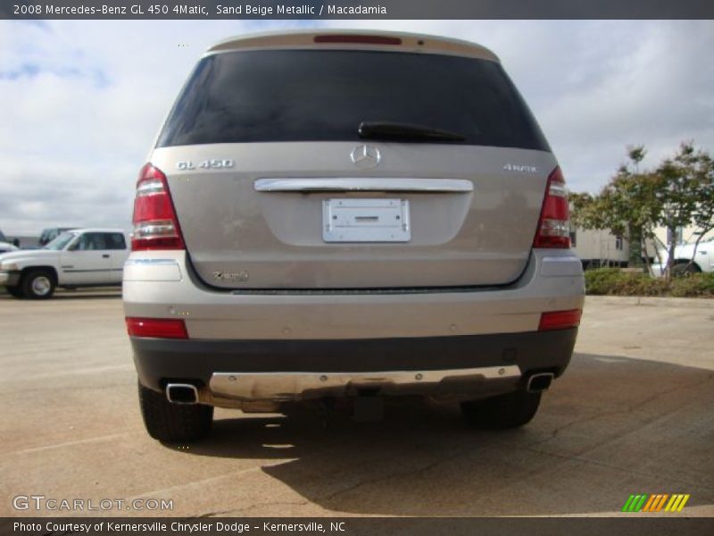 Sand Beige Metallic / Macadamia 2008 Mercedes-Benz GL 450 4Matic