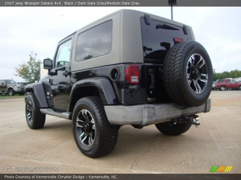 Black / Dark Slate Gray/Medium Slate Gray 2007 Jeep Wrangler Sahara 4x4