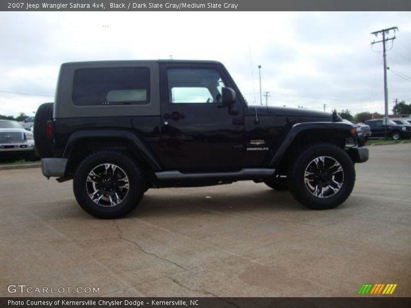 Black / Dark Slate Gray/Medium Slate Gray 2007 Jeep Wrangler Sahara 4x4