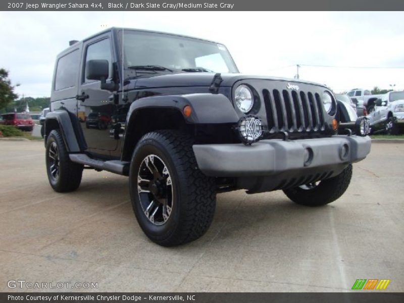 Black / Dark Slate Gray/Medium Slate Gray 2007 Jeep Wrangler Sahara 4x4