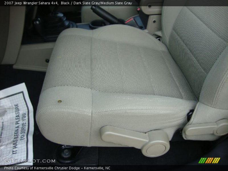 Black / Dark Slate Gray/Medium Slate Gray 2007 Jeep Wrangler Sahara 4x4