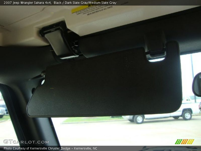 Black / Dark Slate Gray/Medium Slate Gray 2007 Jeep Wrangler Sahara 4x4