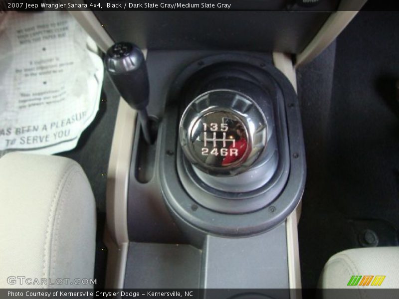Black / Dark Slate Gray/Medium Slate Gray 2007 Jeep Wrangler Sahara 4x4