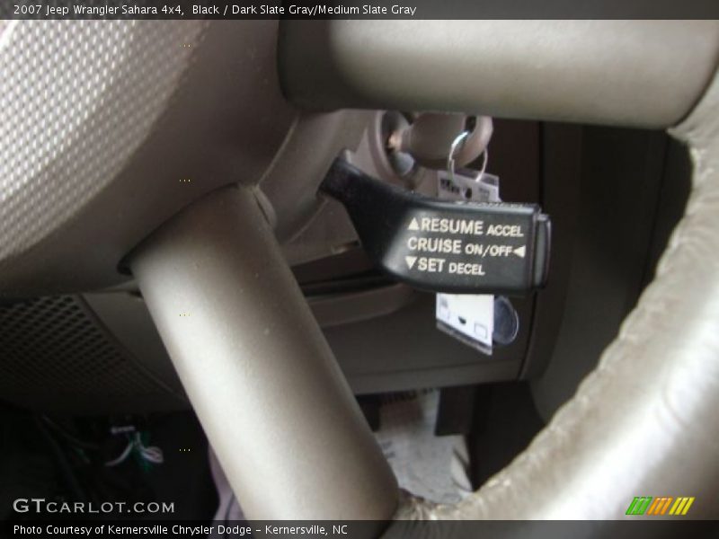 Black / Dark Slate Gray/Medium Slate Gray 2007 Jeep Wrangler Sahara 4x4