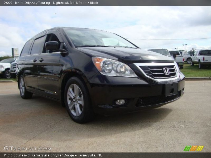 Nighthawk Black Pearl / Black 2009 Honda Odyssey Touring