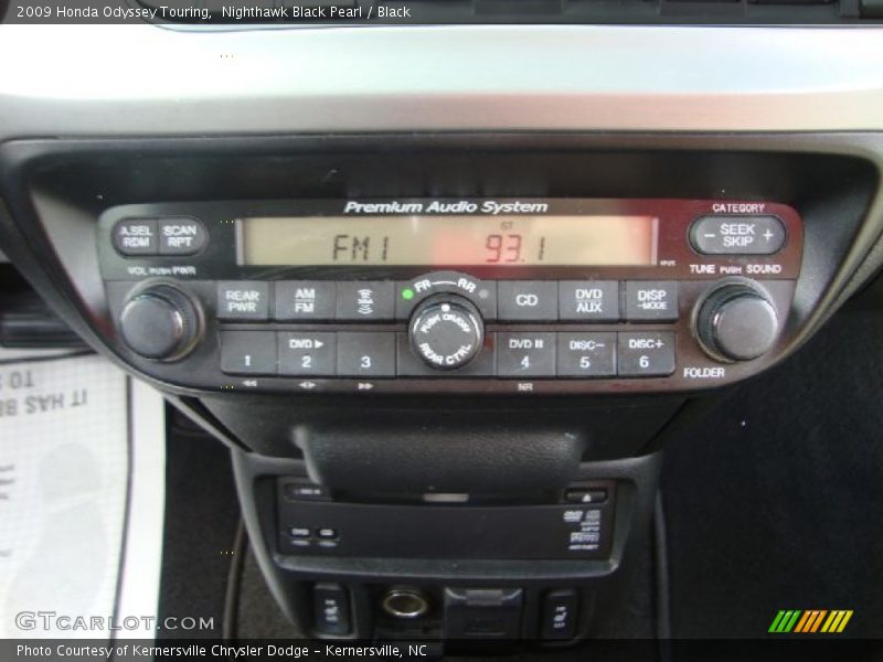 Nighthawk Black Pearl / Black 2009 Honda Odyssey Touring