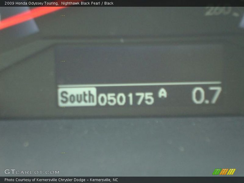Nighthawk Black Pearl / Black 2009 Honda Odyssey Touring