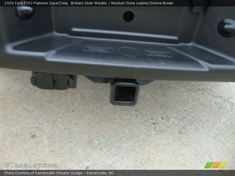 Brilliant Silver Metallic / Medium Stone Leather/Sienna Brown 2009 Ford F150 Platinum SuperCrew