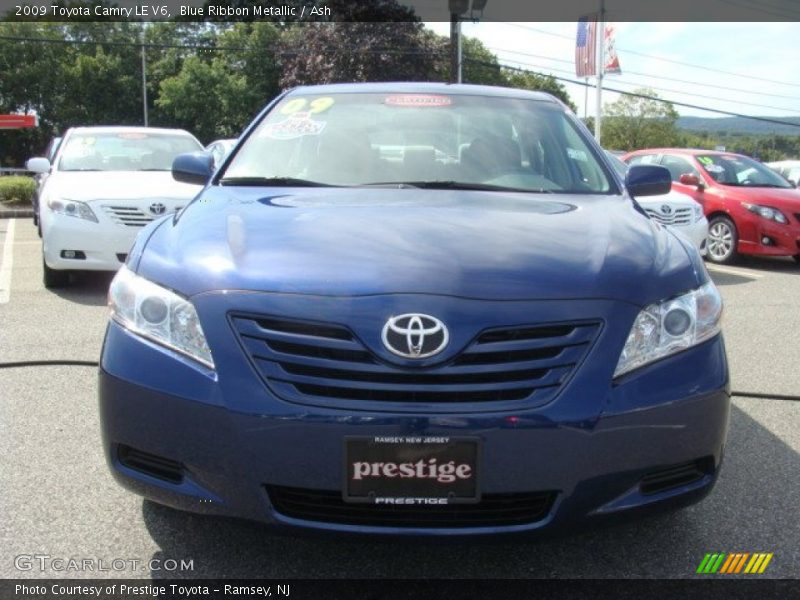 Blue Ribbon Metallic / Ash 2009 Toyota Camry LE V6