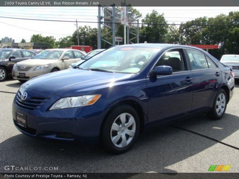 Blue Ribbon Metallic / Ash 2009 Toyota Camry LE V6