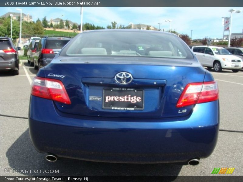 Blue Ribbon Metallic / Ash 2009 Toyota Camry LE V6