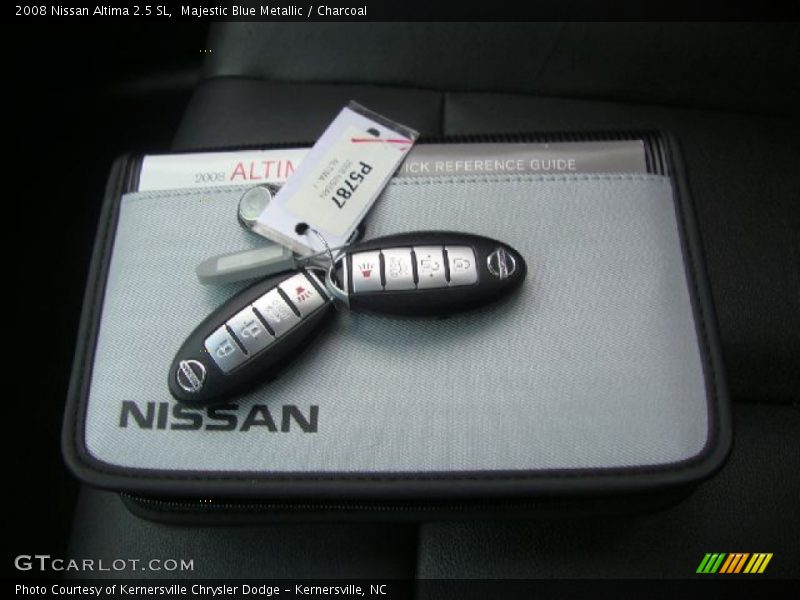 Majestic Blue Metallic / Charcoal 2008 Nissan Altima 2.5 SL