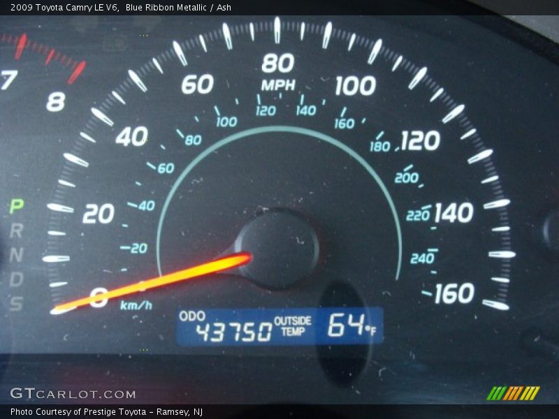 Blue Ribbon Metallic / Ash 2009 Toyota Camry LE V6