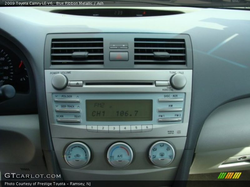 Blue Ribbon Metallic / Ash 2009 Toyota Camry LE V6