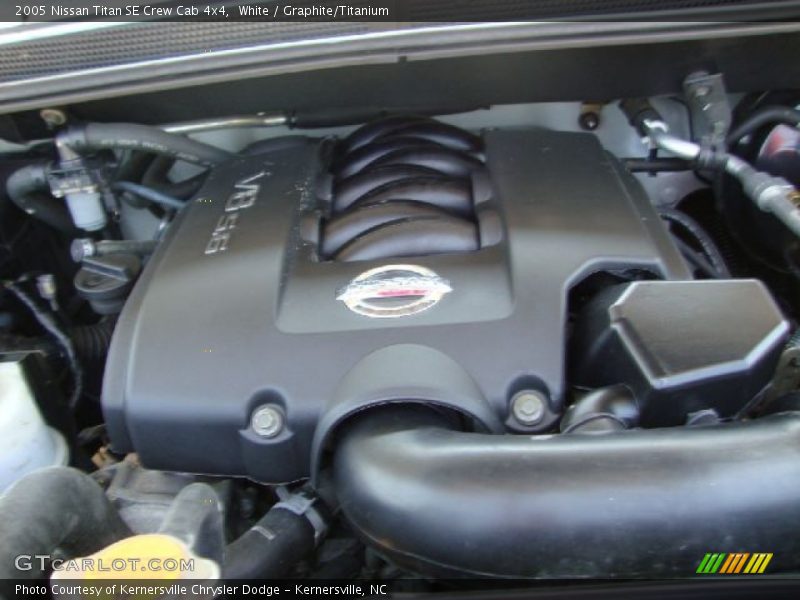 White / Graphite/Titanium 2005 Nissan Titan SE Crew Cab 4x4