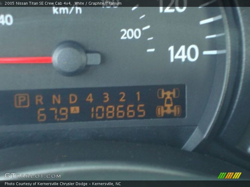 White / Graphite/Titanium 2005 Nissan Titan SE Crew Cab 4x4
