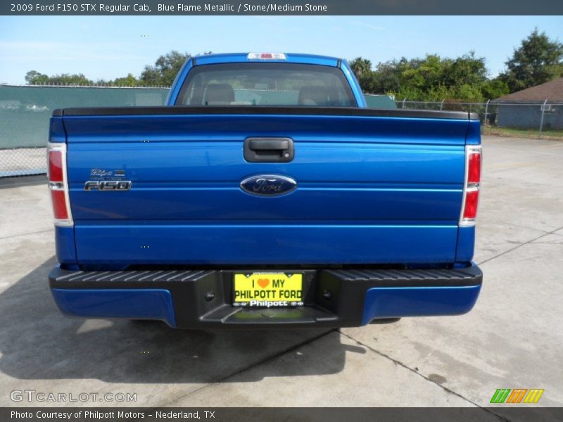 Blue Flame Metallic / Stone/Medium Stone 2009 Ford F150 STX Regular Cab