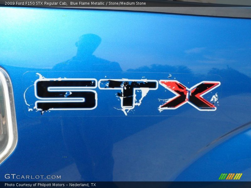 Blue Flame Metallic / Stone/Medium Stone 2009 Ford F150 STX Regular Cab