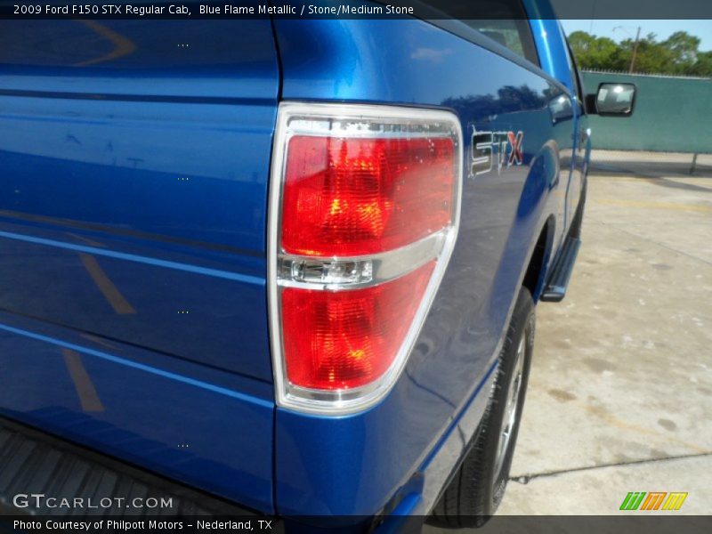 Blue Flame Metallic / Stone/Medium Stone 2009 Ford F150 STX Regular Cab