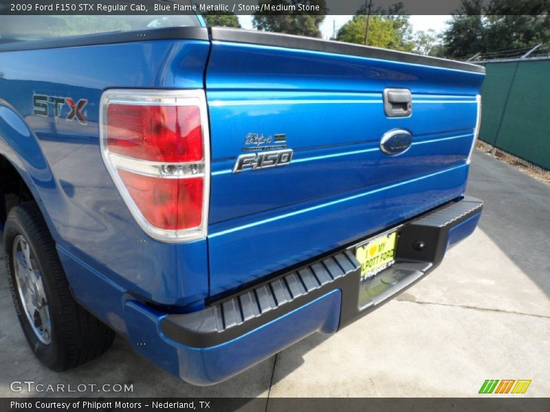 Blue Flame Metallic / Stone/Medium Stone 2009 Ford F150 STX Regular Cab
