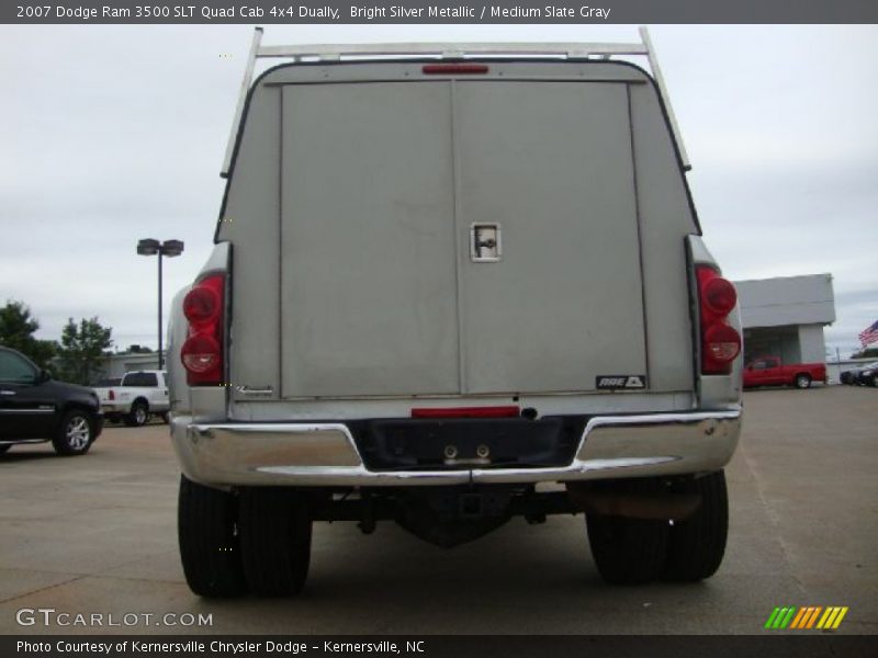 Bright Silver Metallic / Medium Slate Gray 2007 Dodge Ram 3500 SLT Quad Cab 4x4 Dually