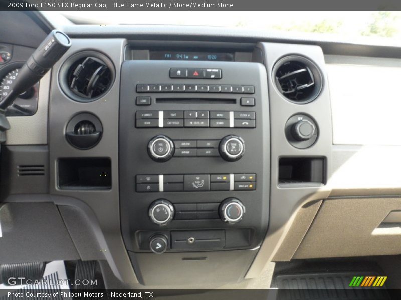 Blue Flame Metallic / Stone/Medium Stone 2009 Ford F150 STX Regular Cab