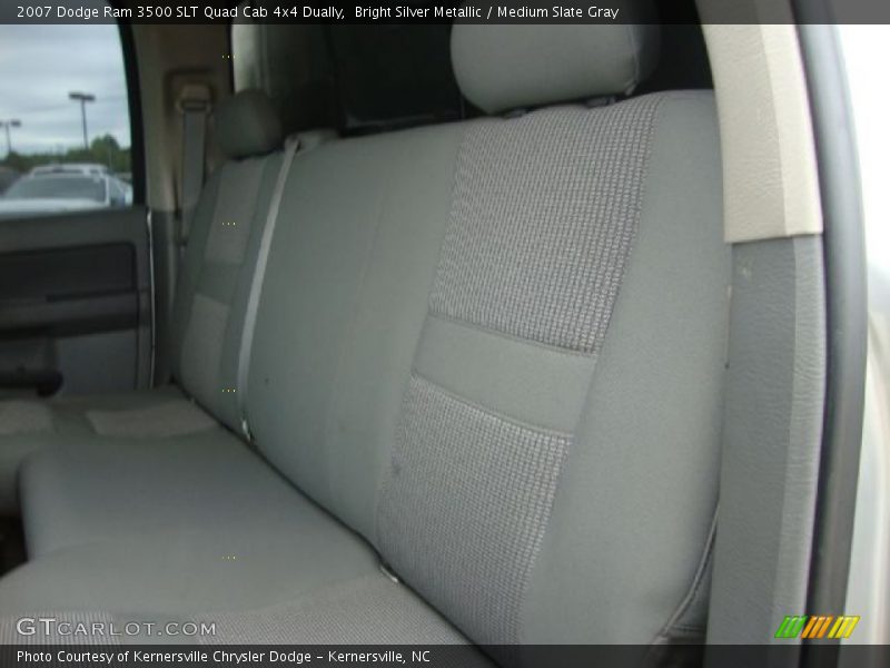 Bright Silver Metallic / Medium Slate Gray 2007 Dodge Ram 3500 SLT Quad Cab 4x4 Dually