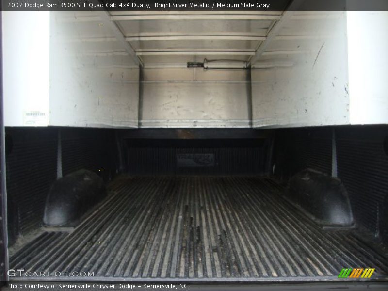 Bright Silver Metallic / Medium Slate Gray 2007 Dodge Ram 3500 SLT Quad Cab 4x4 Dually
