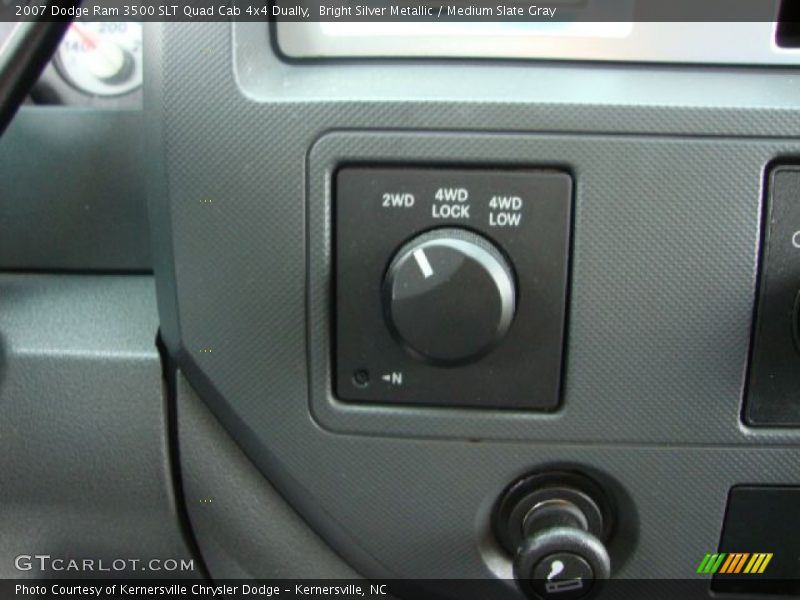 Bright Silver Metallic / Medium Slate Gray 2007 Dodge Ram 3500 SLT Quad Cab 4x4 Dually