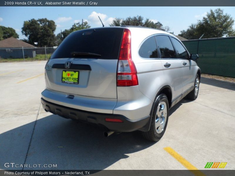 Alabaster Silver Metallic / Gray 2009 Honda CR-V LX