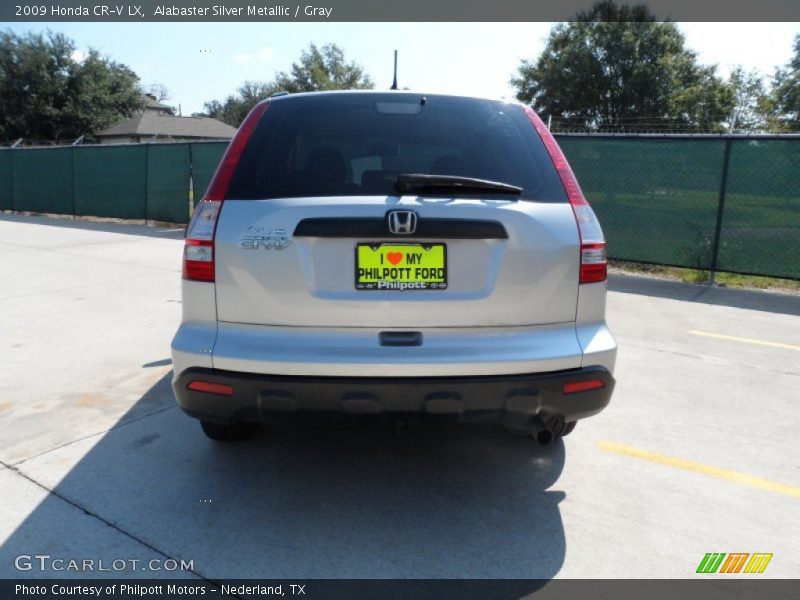 Alabaster Silver Metallic / Gray 2009 Honda CR-V LX
