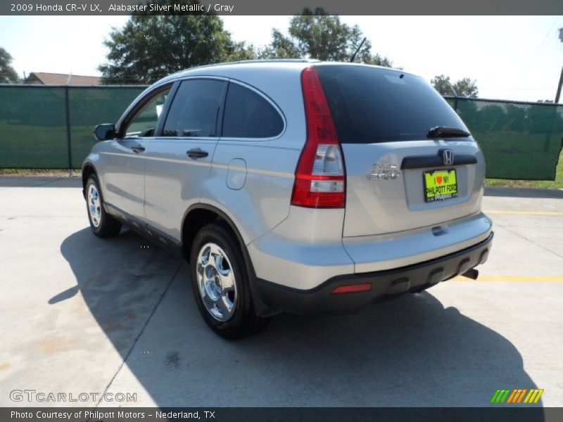 Alabaster Silver Metallic / Gray 2009 Honda CR-V LX