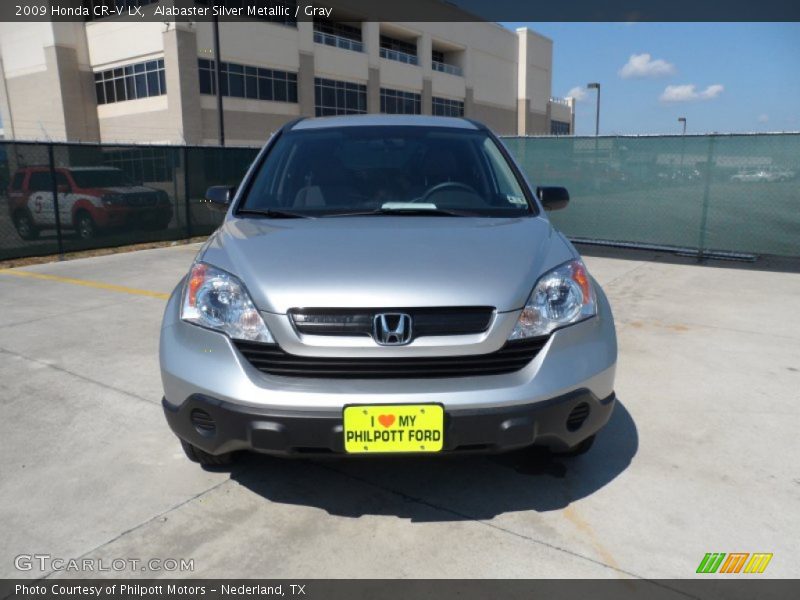 Alabaster Silver Metallic / Gray 2009 Honda CR-V LX