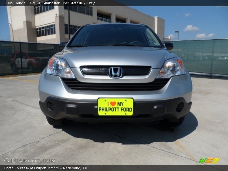 Alabaster Silver Metallic / Gray 2009 Honda CR-V LX