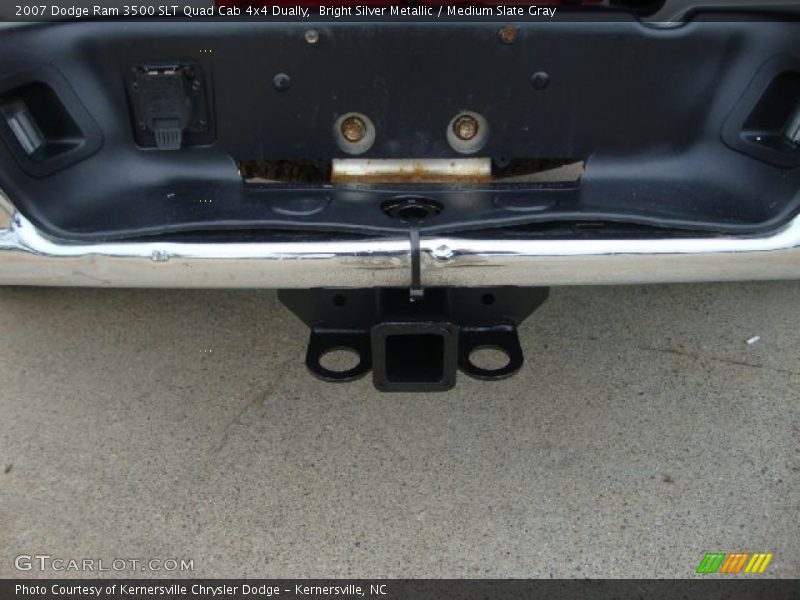 Bright Silver Metallic / Medium Slate Gray 2007 Dodge Ram 3500 SLT Quad Cab 4x4 Dually
