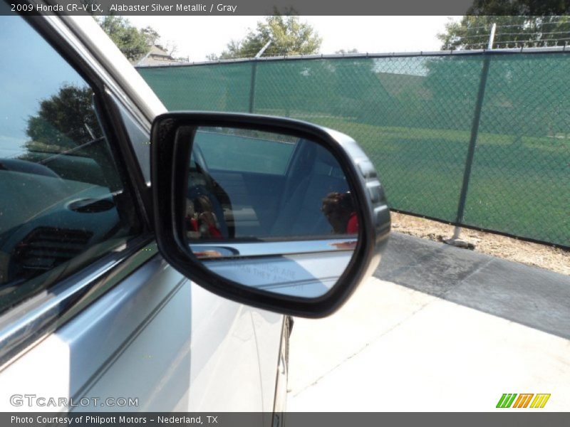 Alabaster Silver Metallic / Gray 2009 Honda CR-V LX