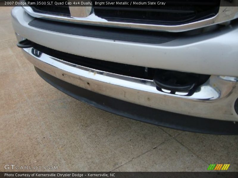 Bright Silver Metallic / Medium Slate Gray 2007 Dodge Ram 3500 SLT Quad Cab 4x4 Dually