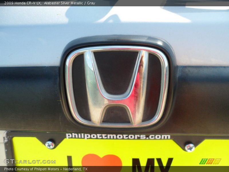 Alabaster Silver Metallic / Gray 2009 Honda CR-V LX